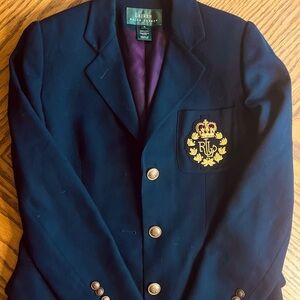 Ralph Lauren Navy Blue Vintage Blazer